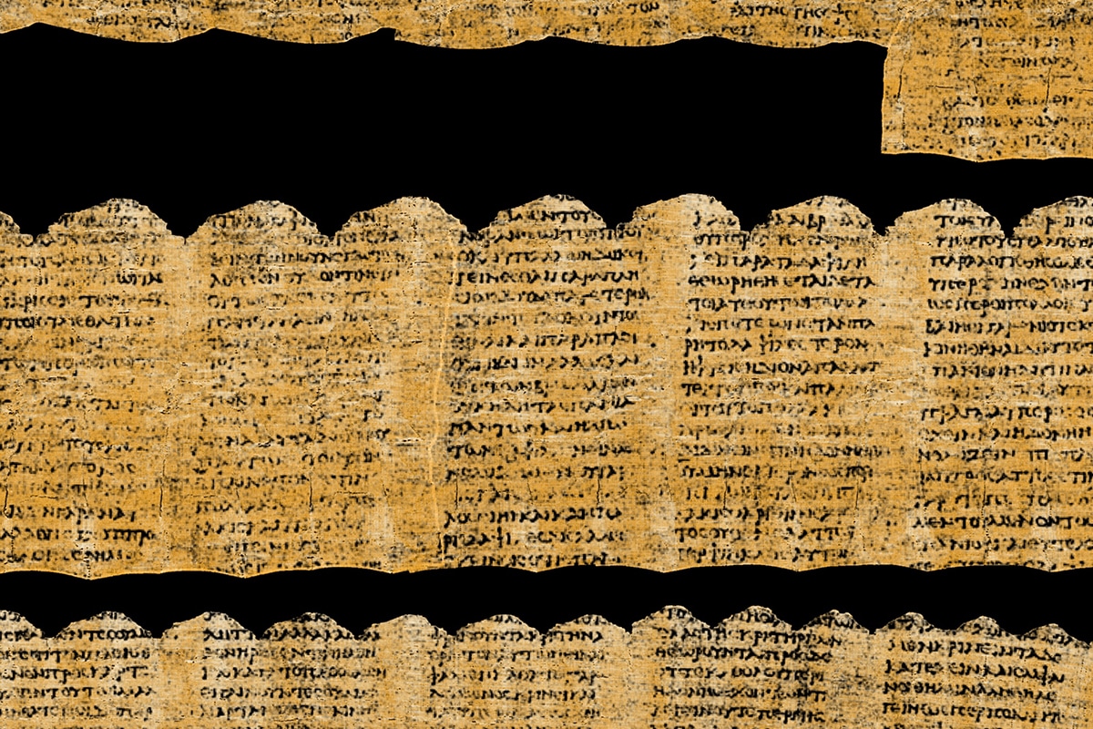 Herculaneum scrolls: Full scroll