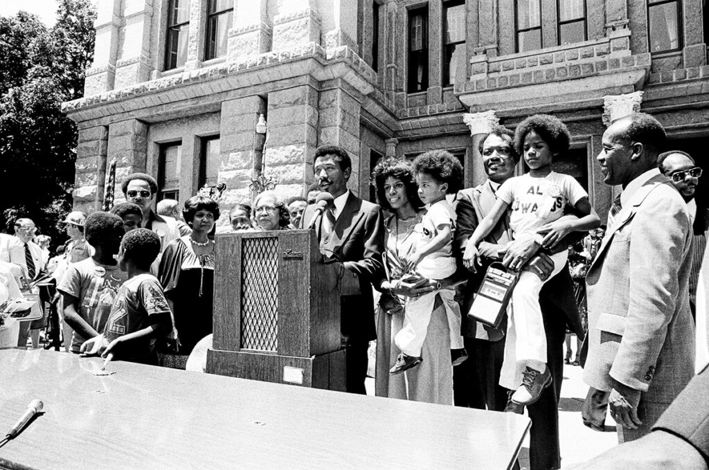 Congressman Albert Ely Edwards speaking the day HB1016 was made into law